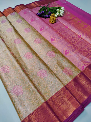 Grand Wedding Tissue Silk Saree